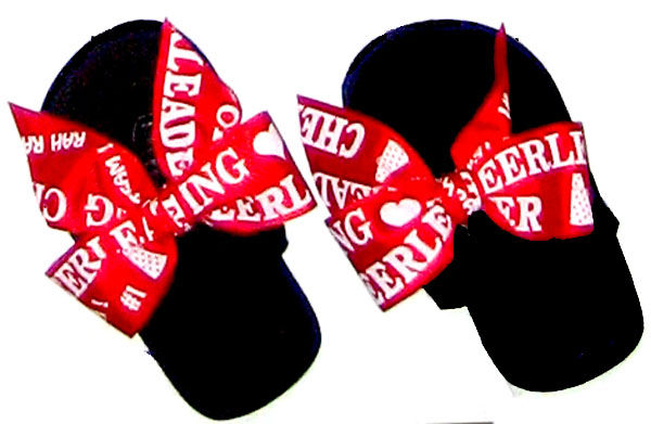 Cheer leader Red Fun Child Flip Flop for children..