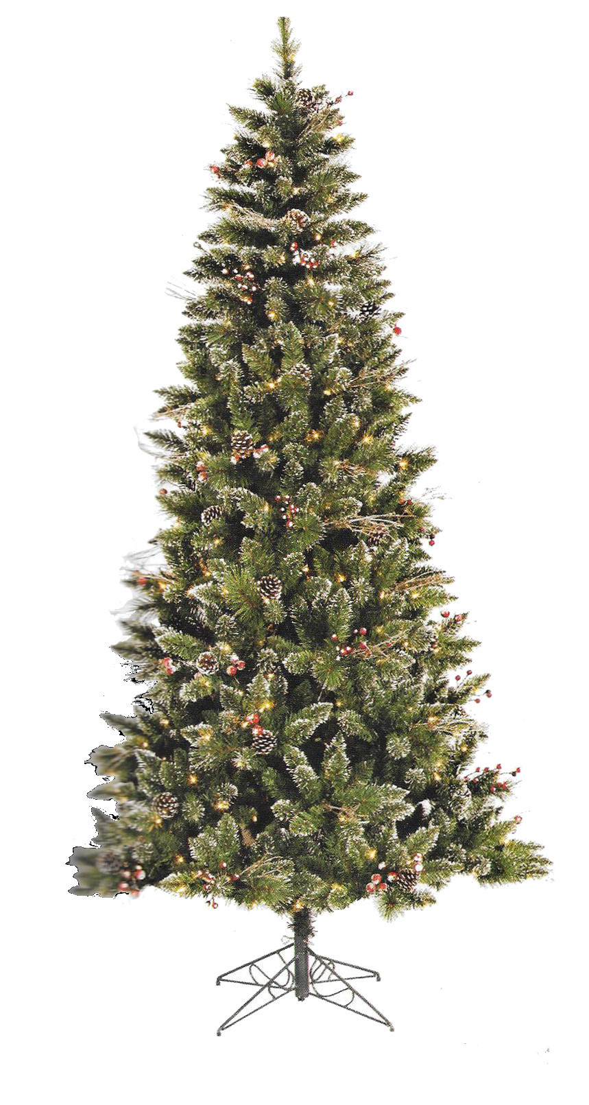 Snow Tipped Berry Pine - 7 ft x 42 inch