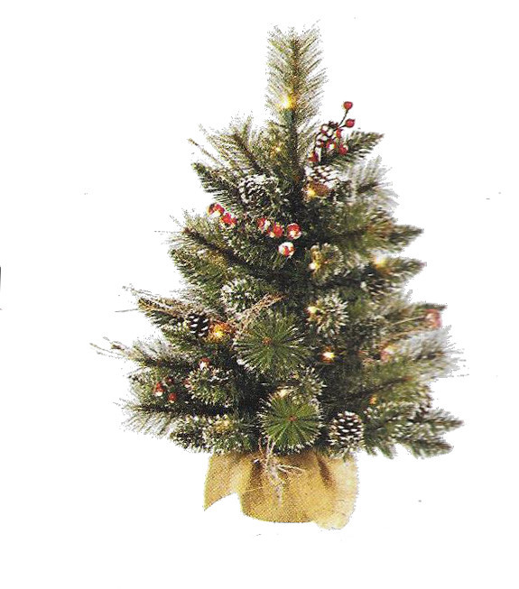 Snow Tipped Berry Pine - 2 ft x 16 inch