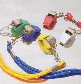unique colorful whistles