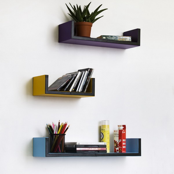 3Sized U shelves