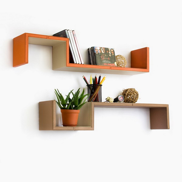 S Shape Wall Shelves